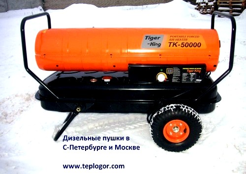 пушка дизельная тигер кинг 51 кВт пушка дизельная тигер кинг 51 кВт